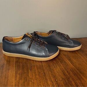 Mens blue Comfortfusse Leather Ozi Sneakers size 44 (11) with Arch Suppo…